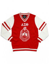 Load image into Gallery viewer, Delta Sigma Theta V-Neck Sweater
