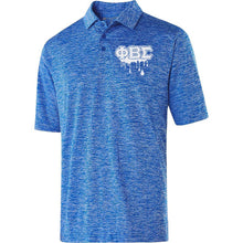 Load image into Gallery viewer, Phi Beta Sigma Heather Royal Electrify Polo