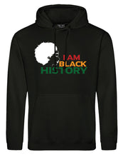 Load image into Gallery viewer, I AM BLACK HISTORY Hoodies