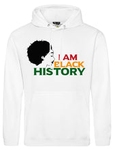 Load image into Gallery viewer, I AM BLACK HISTORY Hoodies