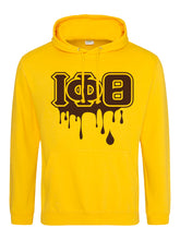 Load image into Gallery viewer, Iota Phi Theta Customized Gold Hoodies