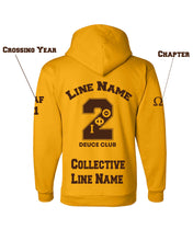 Load image into Gallery viewer, Iota Phi Theta Customized Gold Hoodies