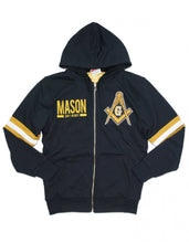 Cargar imagen en el visor de la galería, SUDADERA CON CAPUCHA Y CREMALLERA MASON