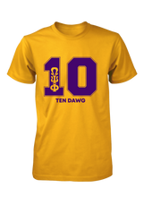 Cargar imagen en el visor de la galería, Omega Psi Phi Line Number T-Shirt 1-100