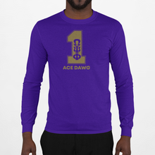 Load image into Gallery viewer, Omega Psi Phi Line Number Long sleeve T-shirt
