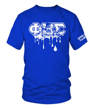 Load image into Gallery viewer, Phi Beta Sigma Splatter Drip Set T-Shirts