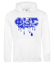 Load image into Gallery viewer, Phi Beta Sigma Splatter Drip Hoodie