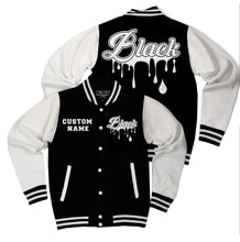 Load image into Gallery viewer, Black Collection Varsity Jacket