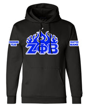 Load image into Gallery viewer, Zeta Phi Beta Line Hoodie