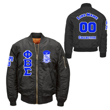 Load image into Gallery viewer, Phi Beta Sigma Customizable Flight jacket