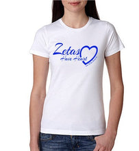 Load image into Gallery viewer, Official Zetas Have Heart T-Shirts