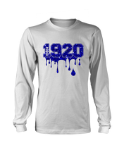 Load image into Gallery viewer, Zeta Phi Beta 1920 Longsleeve Drip T-Shirt Bling