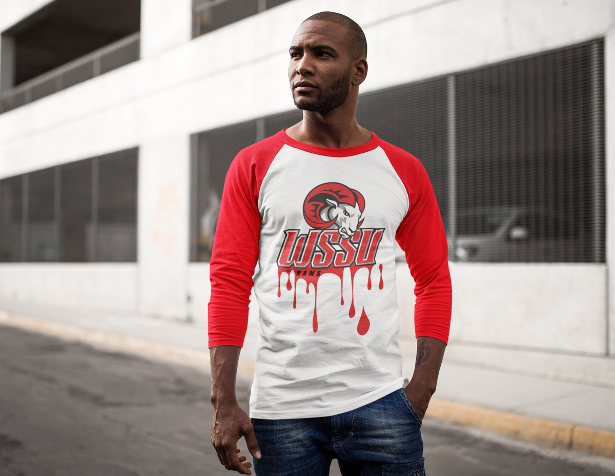 Winston Salem State University Drip Raglan T-Shirt