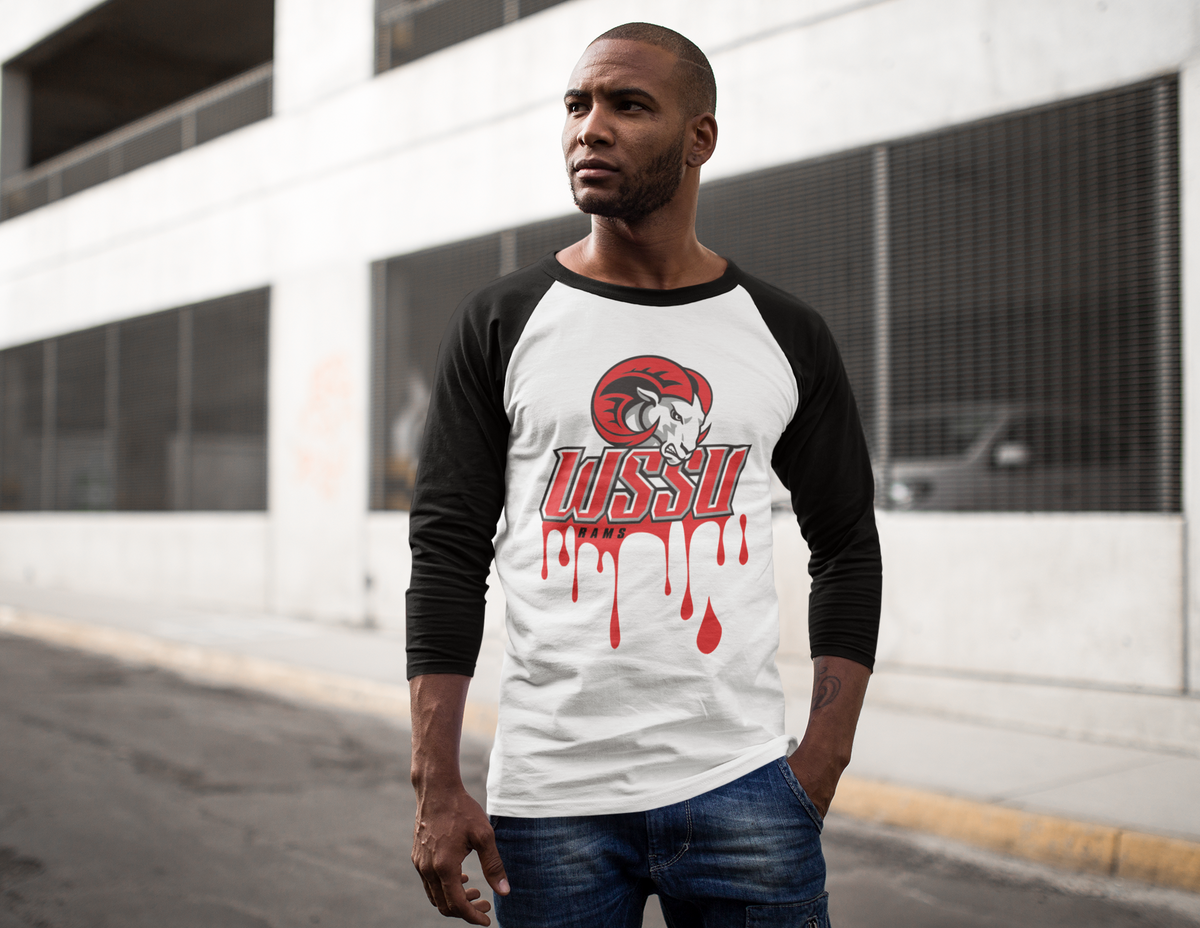 Winston Salem State University Drip Raglan T-Shirt