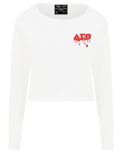 Load image into Gallery viewer, Delta Sigma Theta Drip Crop Top