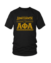 Load image into Gallery viewer, Alpha Phi Alpha Juneteenth T-Shirt
