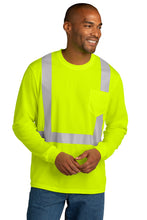 Load image into Gallery viewer, Safety Yellow  Mesh Long Sleeve Tee
