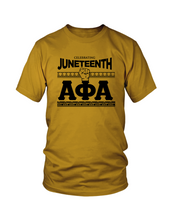 Load image into Gallery viewer, Alpha Phi Alpha Juneteenth T-Shirt

