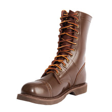 Cargar imagen en el visor de la galería, Brown Leather Jump Boot - 10 Inches
