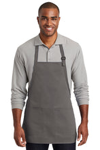 Cargar imagen en el visor de la galería, Medium-Length Two-Pocket Bib Apron
