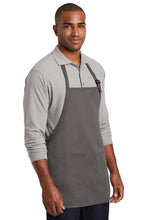 Cargar imagen en el visor de la galería, Medium-Length Two-Pocket Bib Apron
