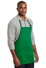 Cargar imagen en el visor de la galería, Medium-Length Two-Pocket Bib Apron
