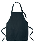 Cargar imagen en el visor de la galería, Medium-Length Two-Pocket Bib Apron
