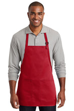 Cargar imagen en el visor de la galería, Medium-Length Two-Pocket Bib Apron
