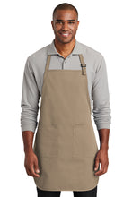 Cargar imagen en el visor de la galería, Full-Length Two-Pocket Bib Apron
