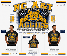Load image into Gallery viewer, North Carolina A&amp;T State University Juneteenth T-Shirt 26
