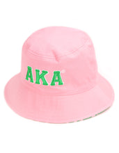 Load image into Gallery viewer, Alpha Kappa Alpha Reversible Bucket Hat
