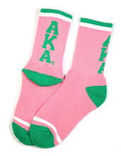 Load image into Gallery viewer, Alpha Kappa Alpha Socks
