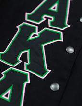 Load image into Gallery viewer, Alpha Kappa Alpha Twill Jacket Black
