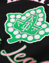 Load image into Gallery viewer, Alpha Kappa Alpha Twill Jacket Black
