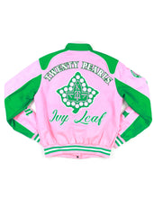 Load image into Gallery viewer, Alpha Kappa Alpha Twill Jacket Pink

