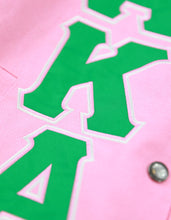 Load image into Gallery viewer, Alpha Kappa Alpha Twill Jacket Pink
