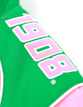 Load image into Gallery viewer, Alpha Kappa Alpha Twill Jacket Pink
