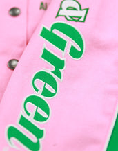 Load image into Gallery viewer, Alpha Kappa Alpha Twill Jacket Pink
