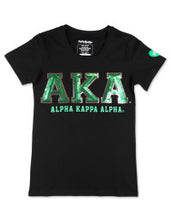 Load image into Gallery viewer, Alpha Kappa Alpha Sequin Tee
