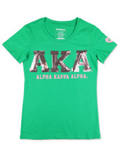 Load image into Gallery viewer, Alpha Kappa Alpha Sequin Tee
