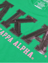 Load image into Gallery viewer, Alpha Kappa Alpha Sequin Tee
