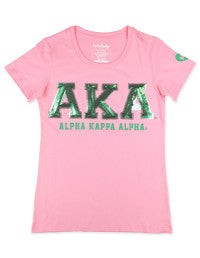 Alpha Kappa Alpha Sequin Tee