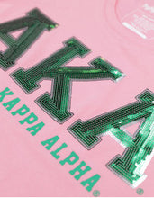 Load image into Gallery viewer, Alpha Kappa Alpha Sequin Tee
