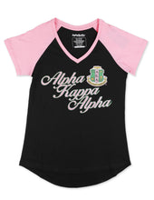 Load image into Gallery viewer, Alpha Kappa Alpha V Neck Tee

