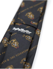 Load image into Gallery viewer, APA Black Neck Tie with Gold Shield
