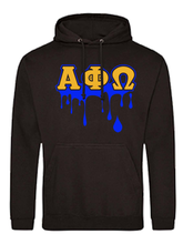 Load image into Gallery viewer, Alpha Phi Omega Drip Hoodie
