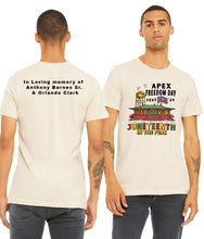 Load image into Gallery viewer, Apex Juneteenth Freedom Day T-Shirts
