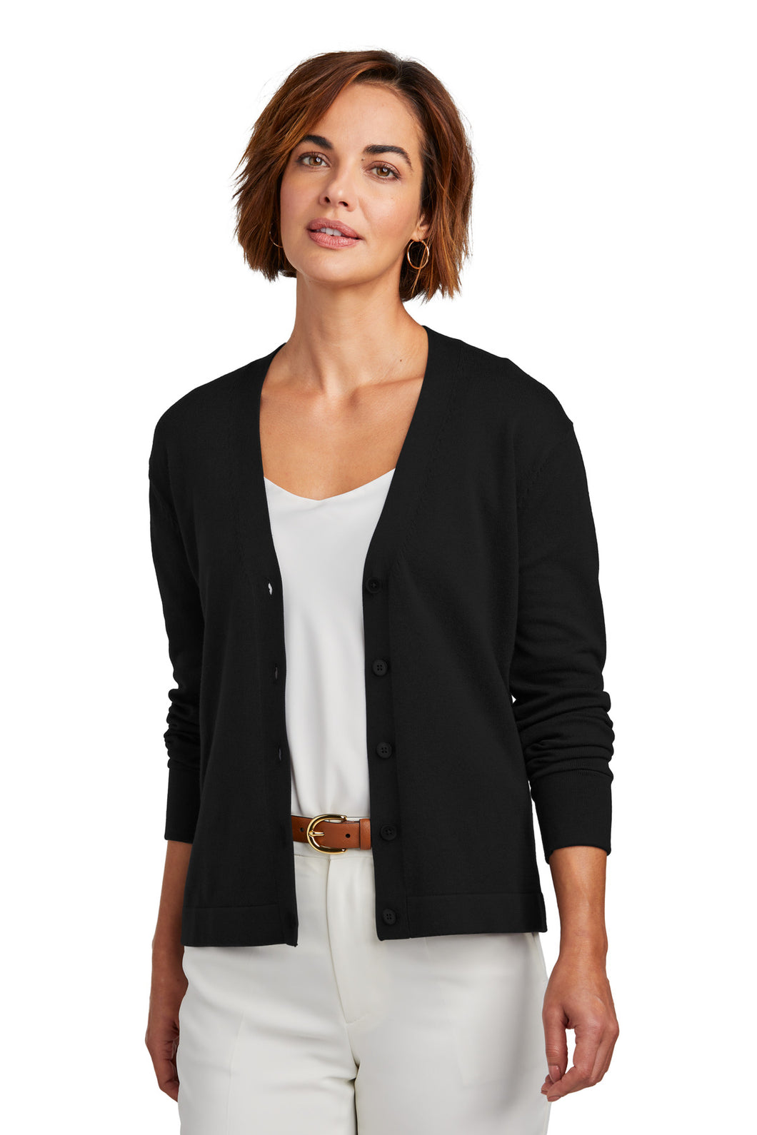 Brooks Brothers ®  Women's Cotton Stretch Cardigan Sweater BB18405