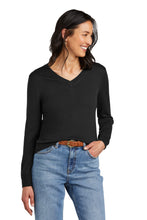 Cargar imagen en el visor de la galería, Brooks Brothers ®  Women&#39;s Washable Merino V-Neck Sweater BB18411
