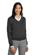 Load image into Gallery viewer, Brooks Brothers ®  Women&#39;s Washable Merino V-Neck Sweater BB18411
